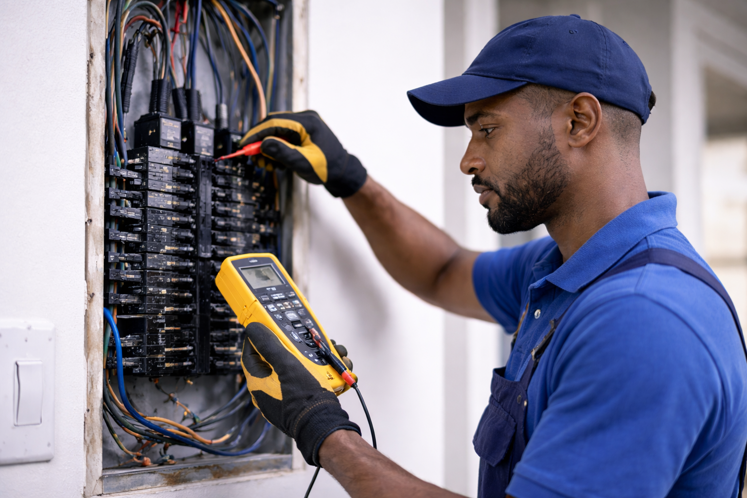 electrician growing business with website leads and online presence