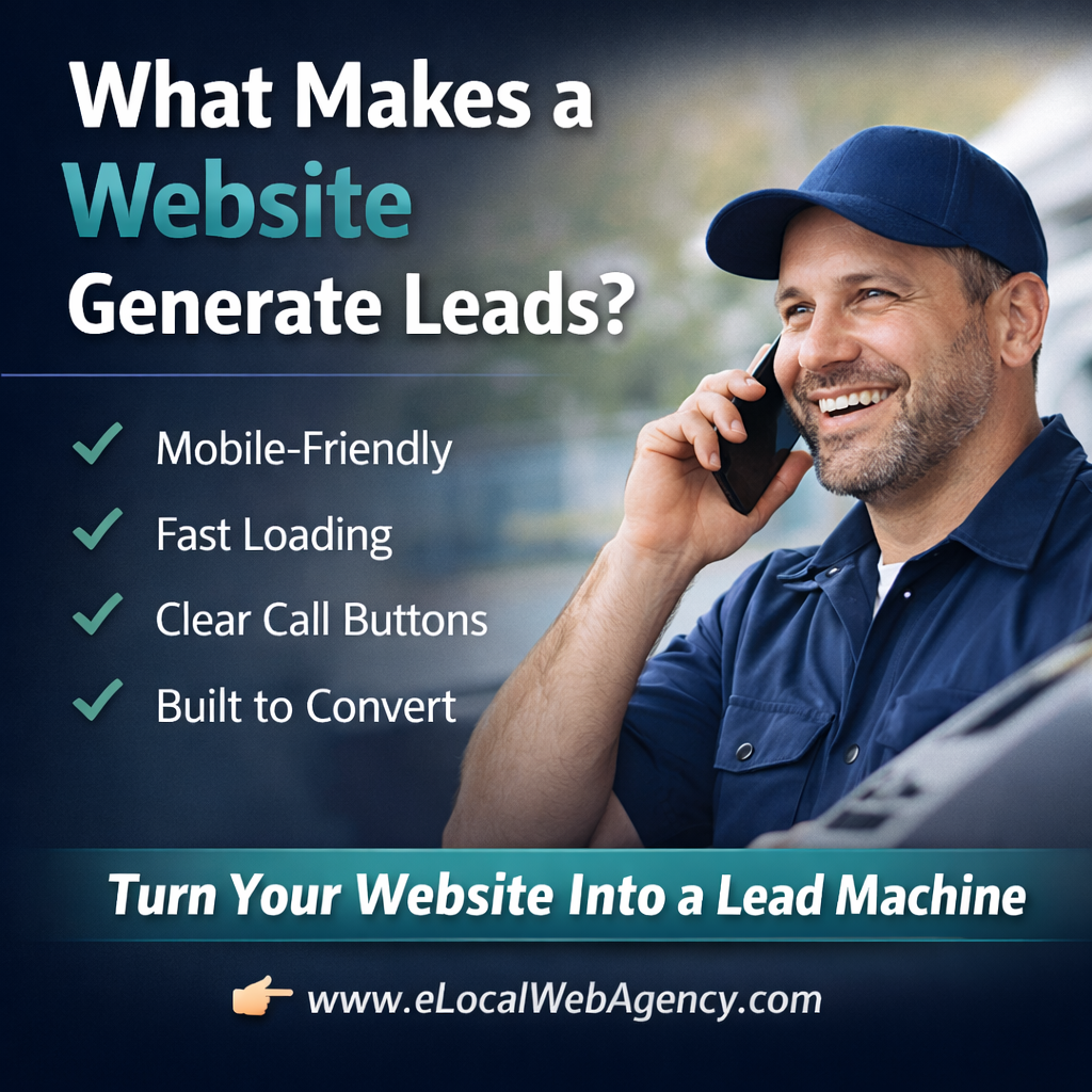 Smart website design for local contractors